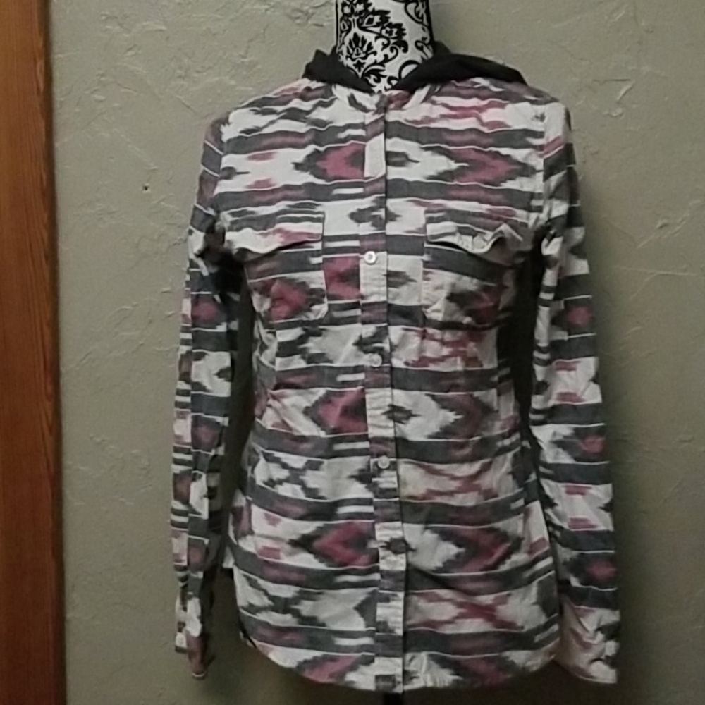 Hooded flannel